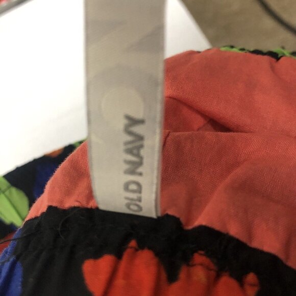 Old Navy S Skater Circle Skirt Pleated Floral Print Short Lined Casual Pull On - Picture 6 of 7